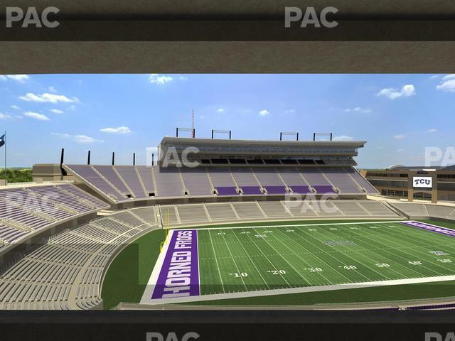 Seating view for Amon G Carter Stadium Section Champions Suite 16