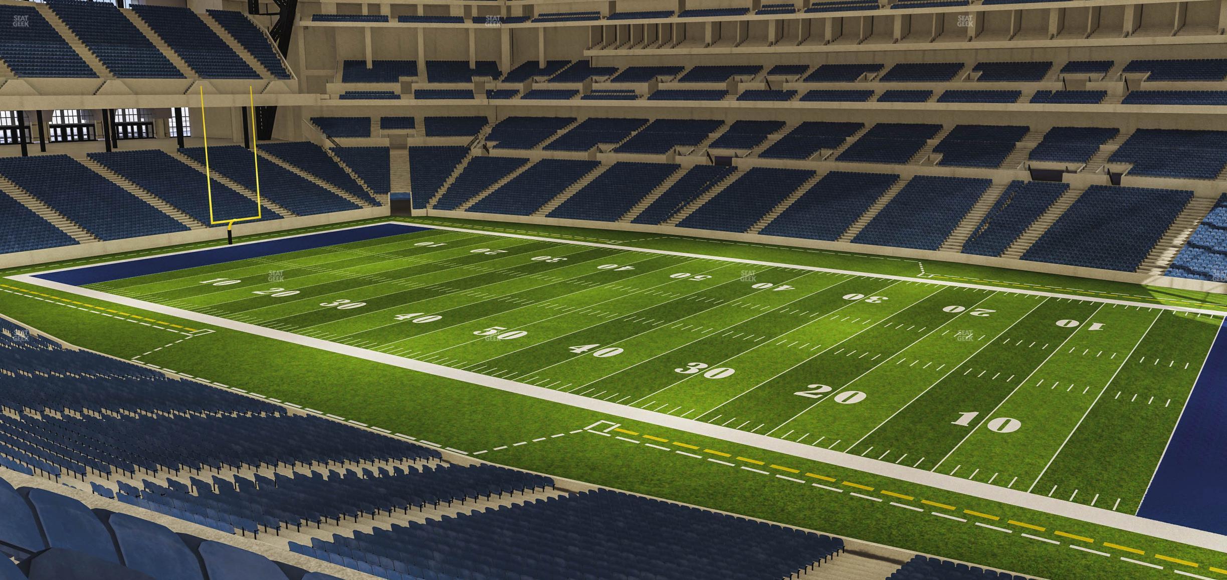 Seating view for Lucas Oil Stadium Section 336