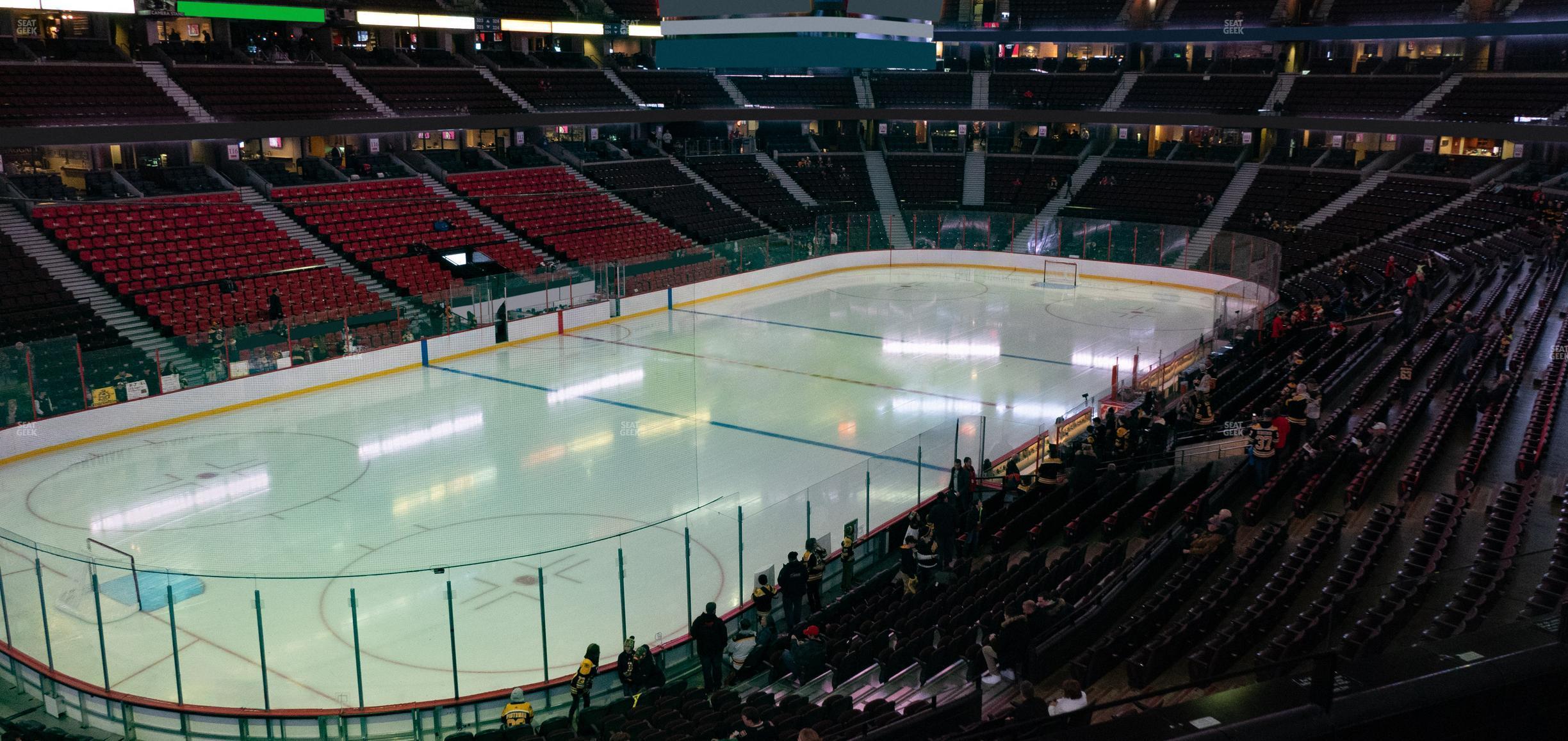 Seating view for Canadian Tire Centre Section 213