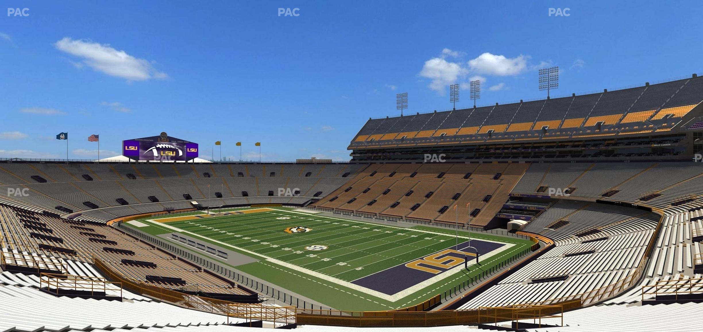 Seating view for Tiger Stadium Section 421