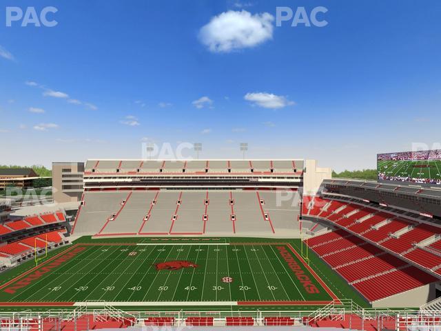 Seating view for Razorback Stadium Section 503