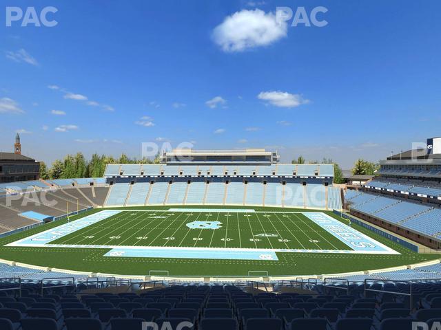 Seating view for Kenan Memorial Stadium Section 226