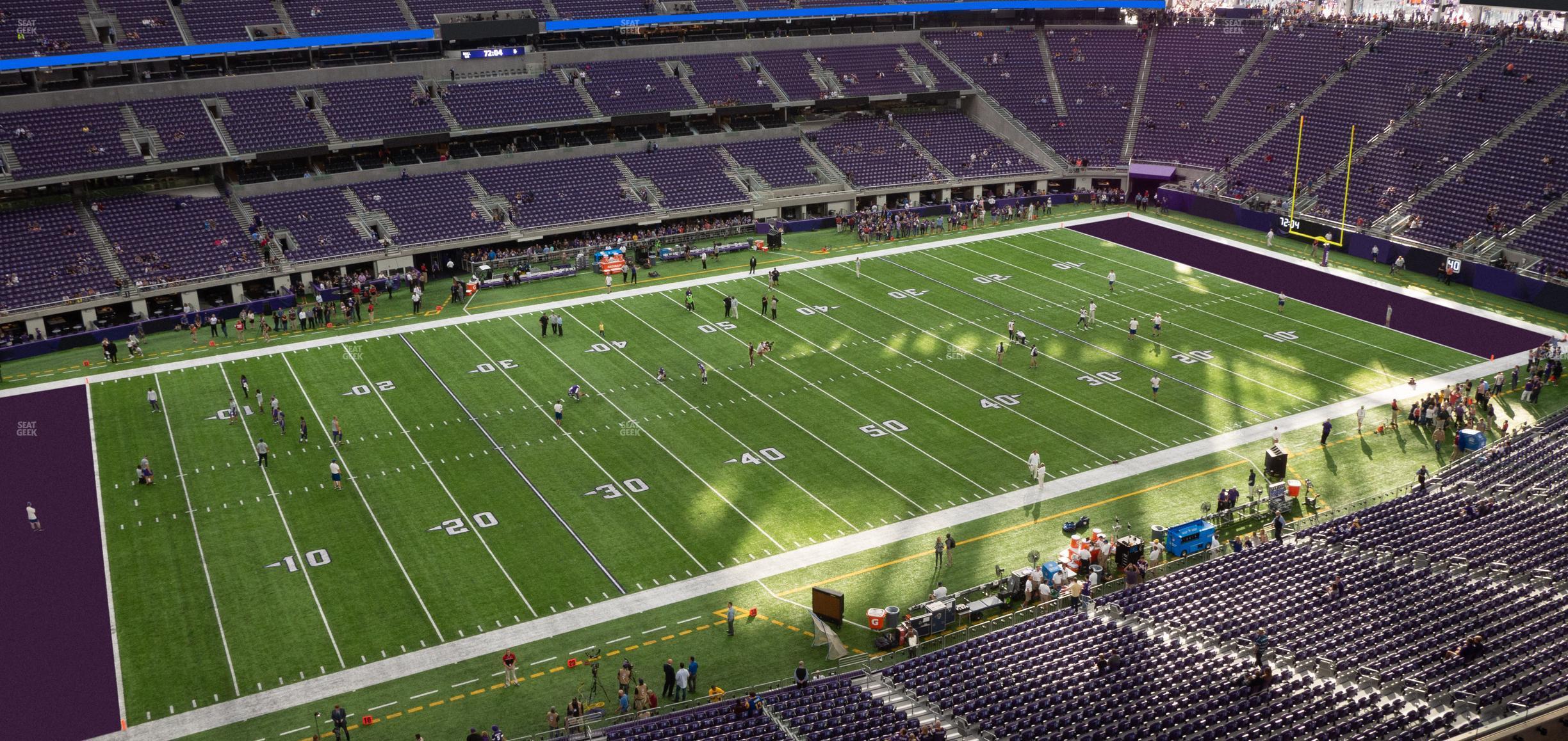 Seating view for U.S. Bank Stadium Section 315