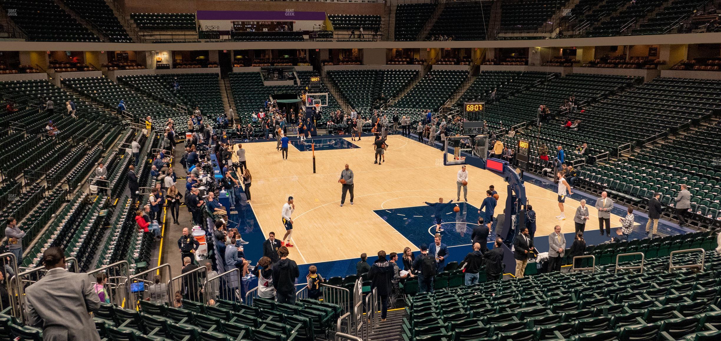 Seating view for Gainbridge Fieldhouse Section 2