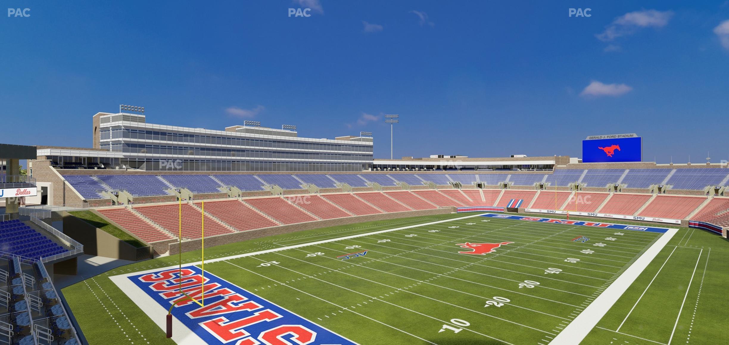 Seating view for Gerald Ford Stadium Section 329