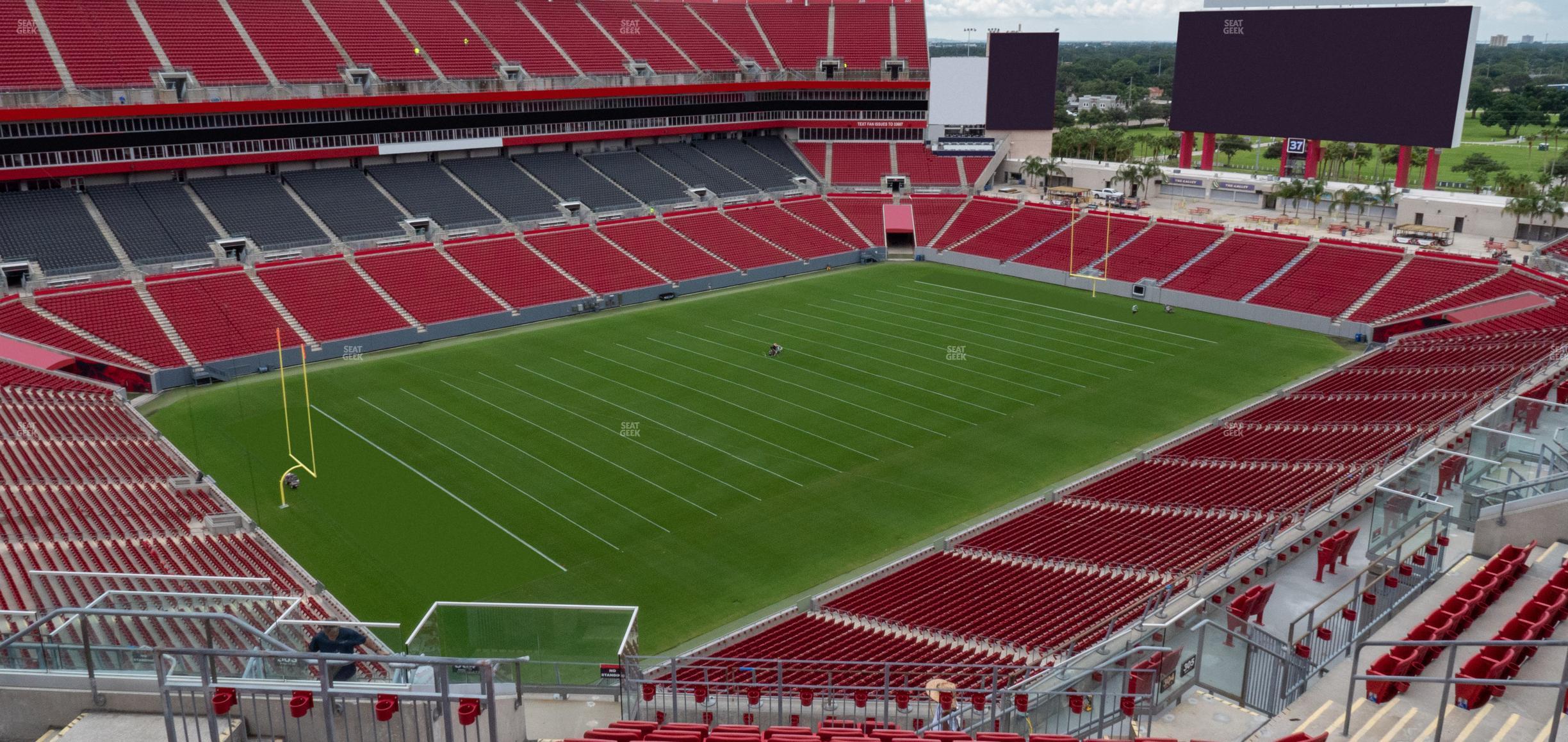 Seating view for Raymond James Stadium Section 304