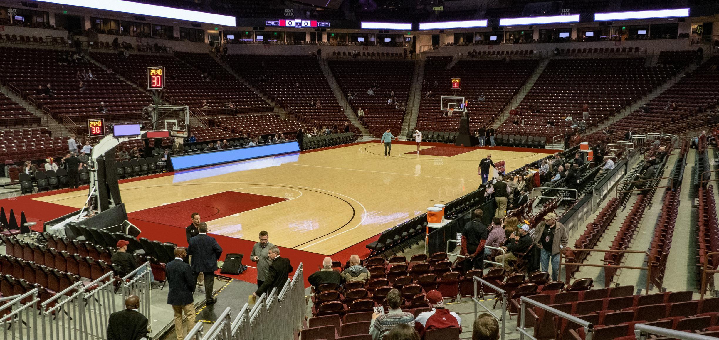 Seating view for Colonial Life Arena Section 108