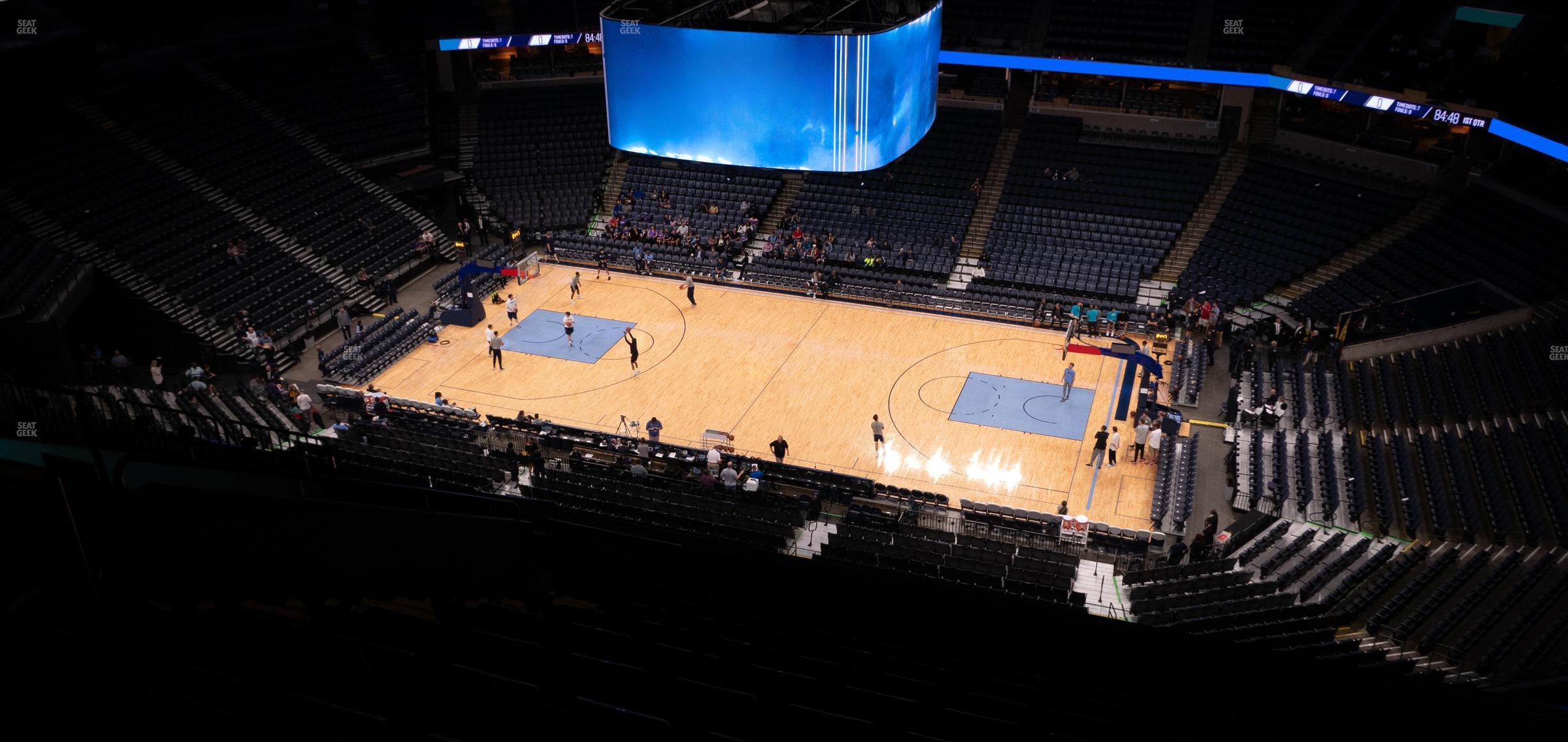 Seating view for FedExForum Section 210