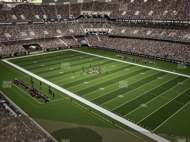 Seating view for Caesars Superdome Section 506 Wc