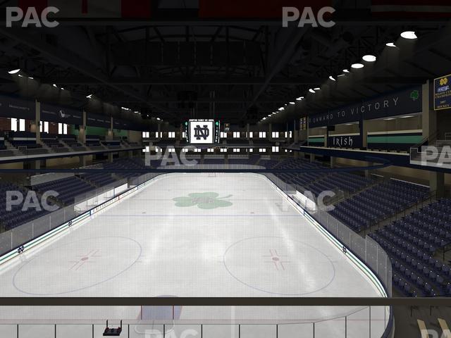 Seating view for Compton Family Ice Arena Section 104