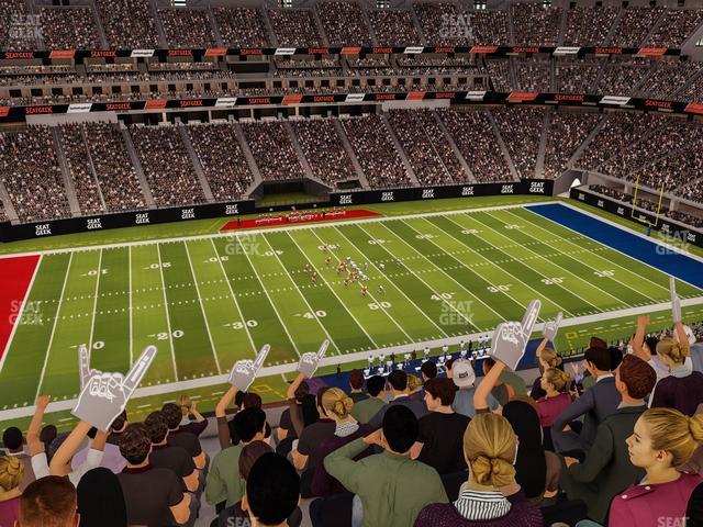 Seating view for Allegiant Stadium Section 314