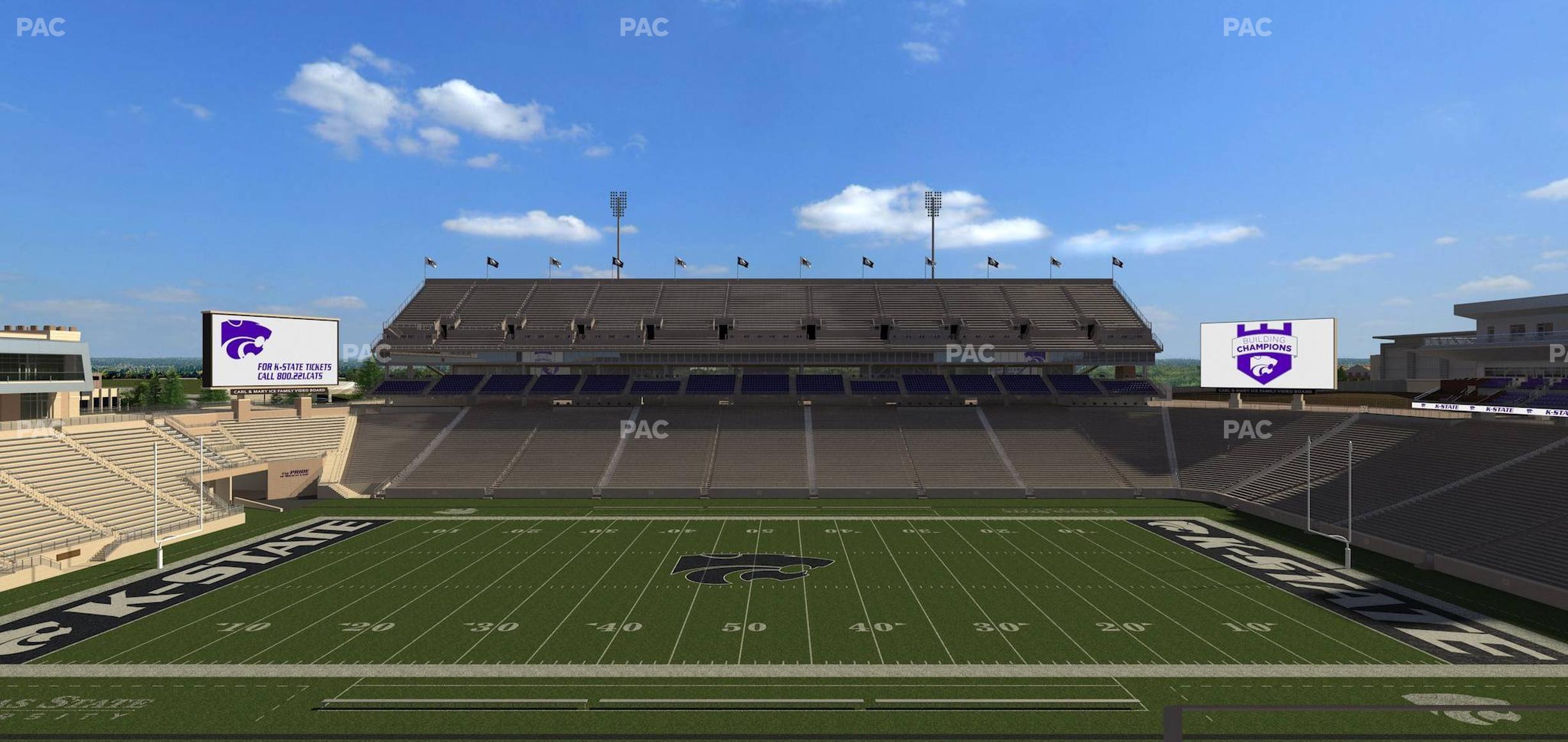 Seating view for Bill Snyder Family Stadium Section 206