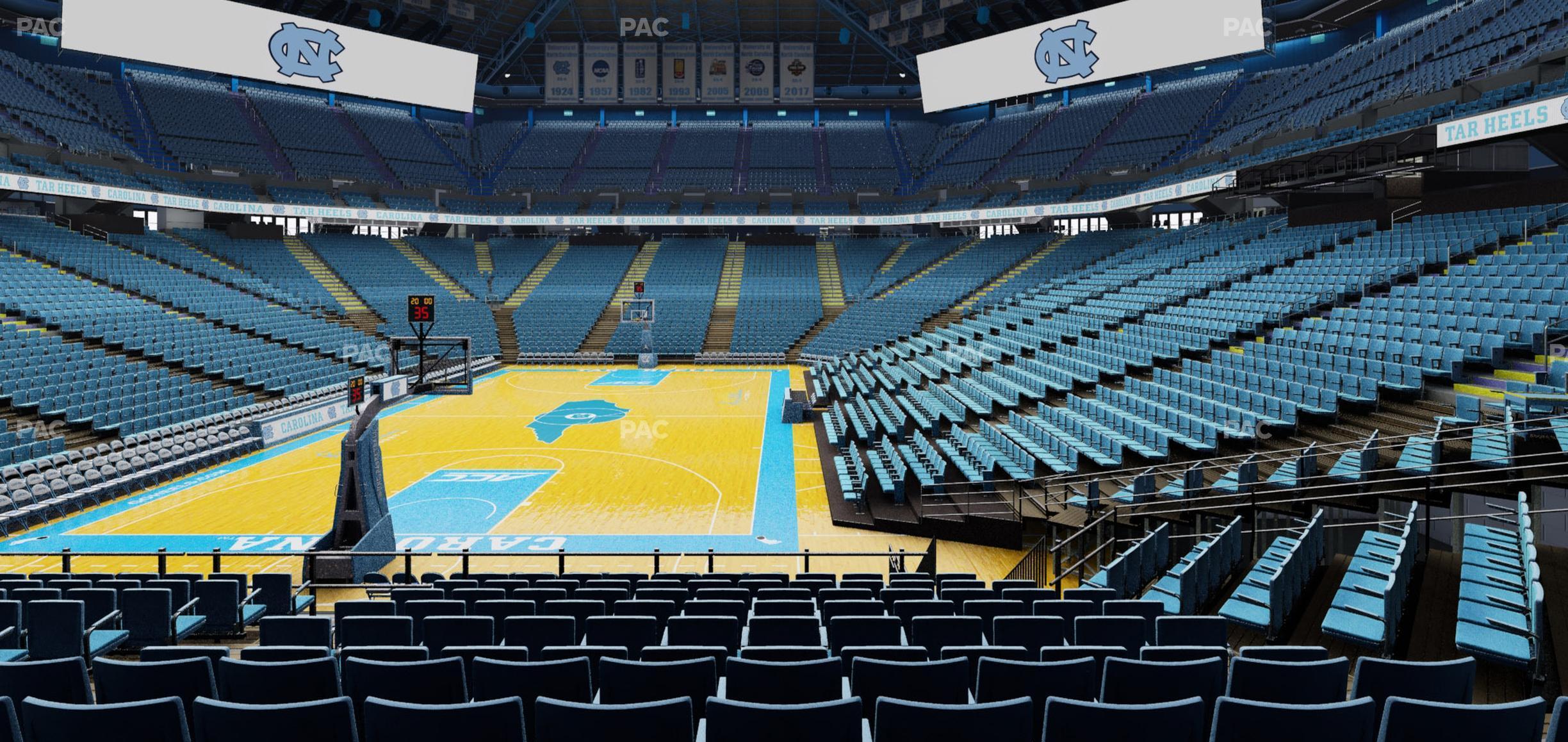 Seating view for Dean Smith Center Section 118