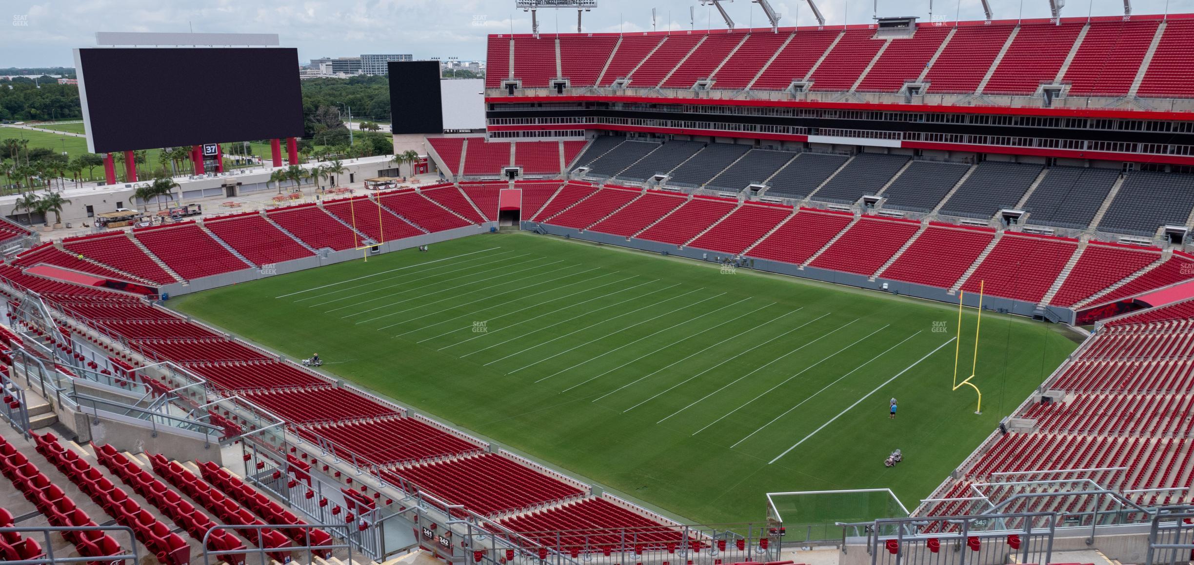 Seating view for Raymond James Stadium Section 342