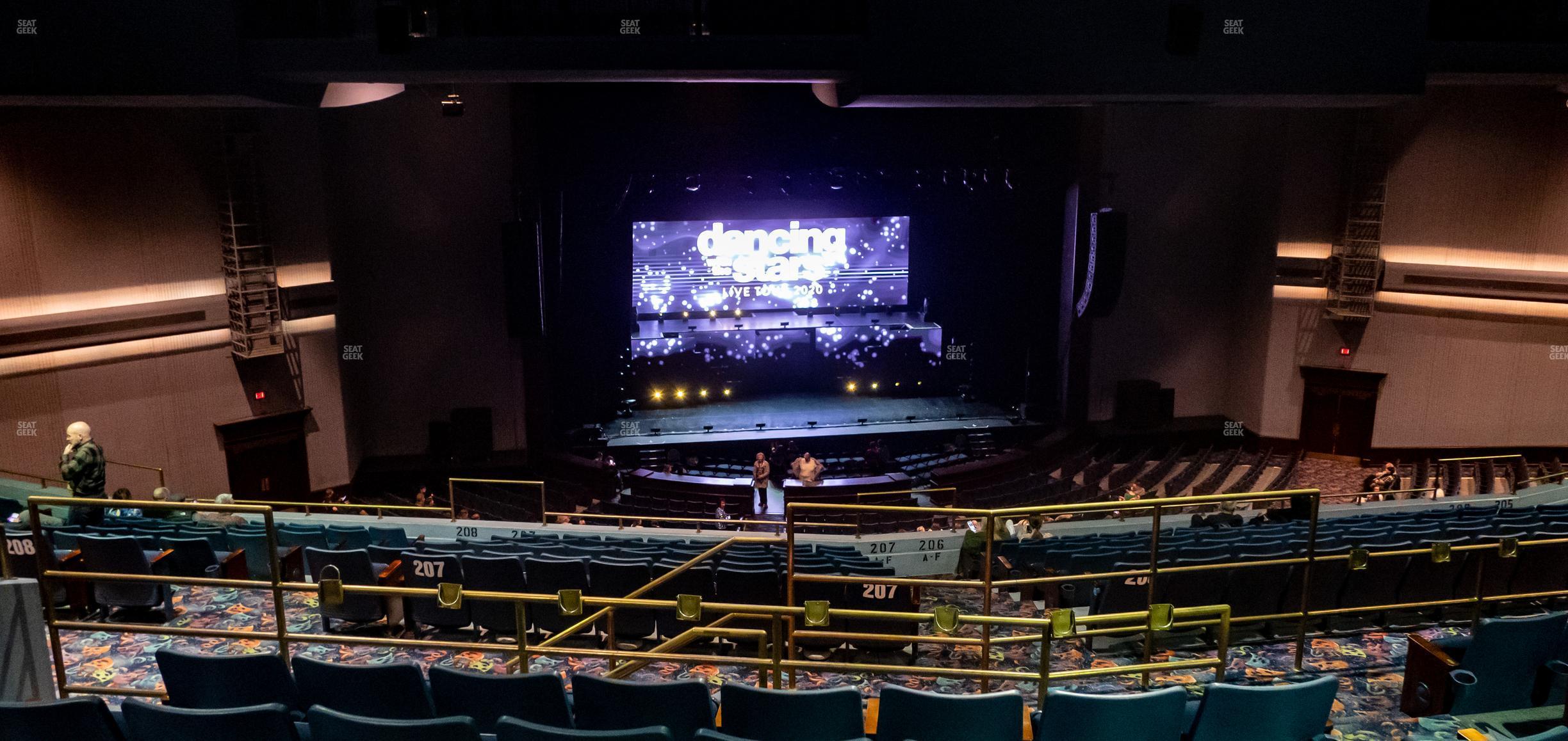 Seating view for Rosemont Theatre Section 207