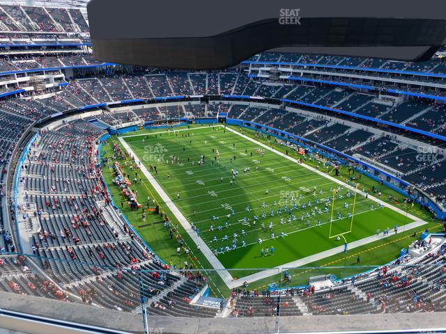 Seating view for SoFi Stadium Section 454