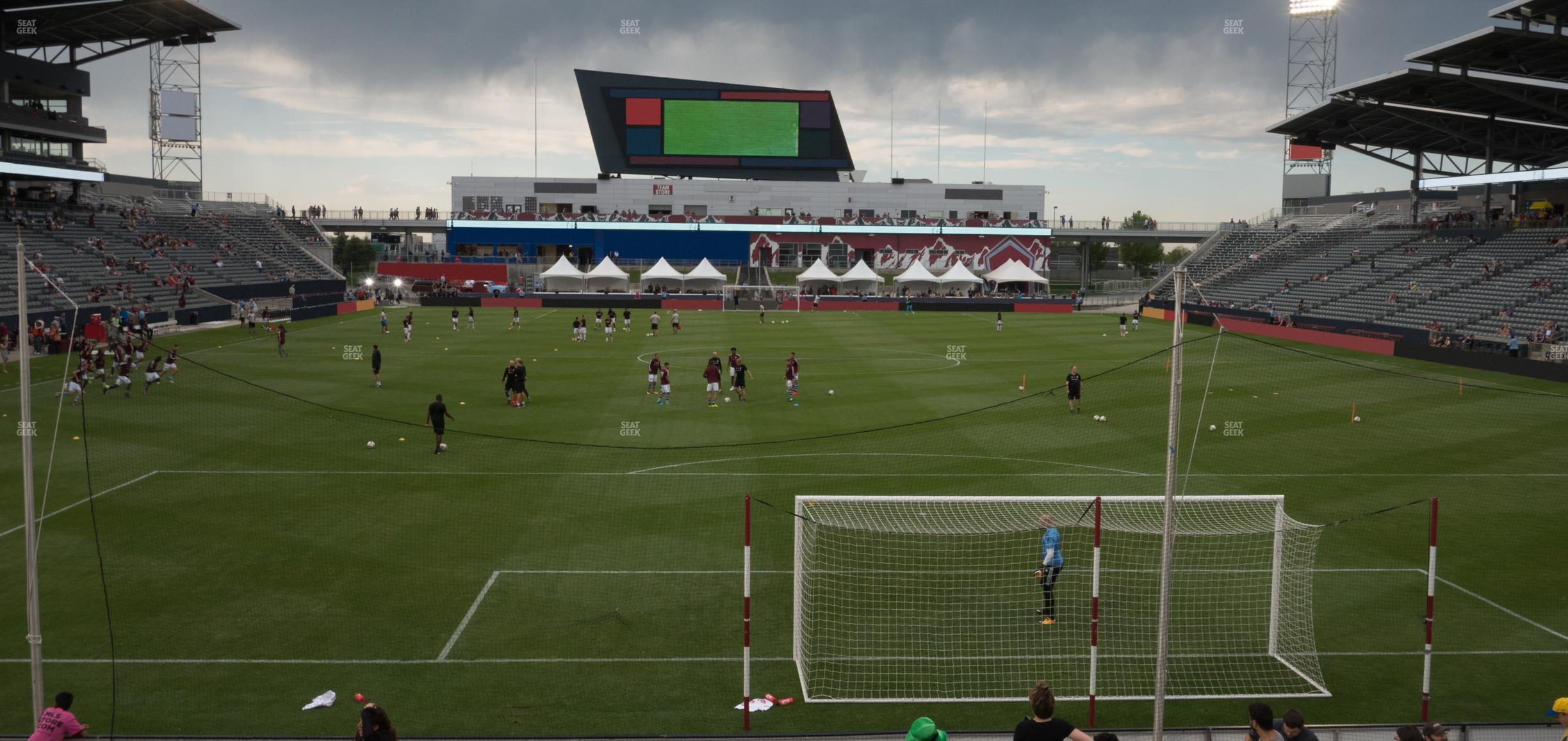 Seating view for Dick's Sporting Goods Park Section 118 Supporters