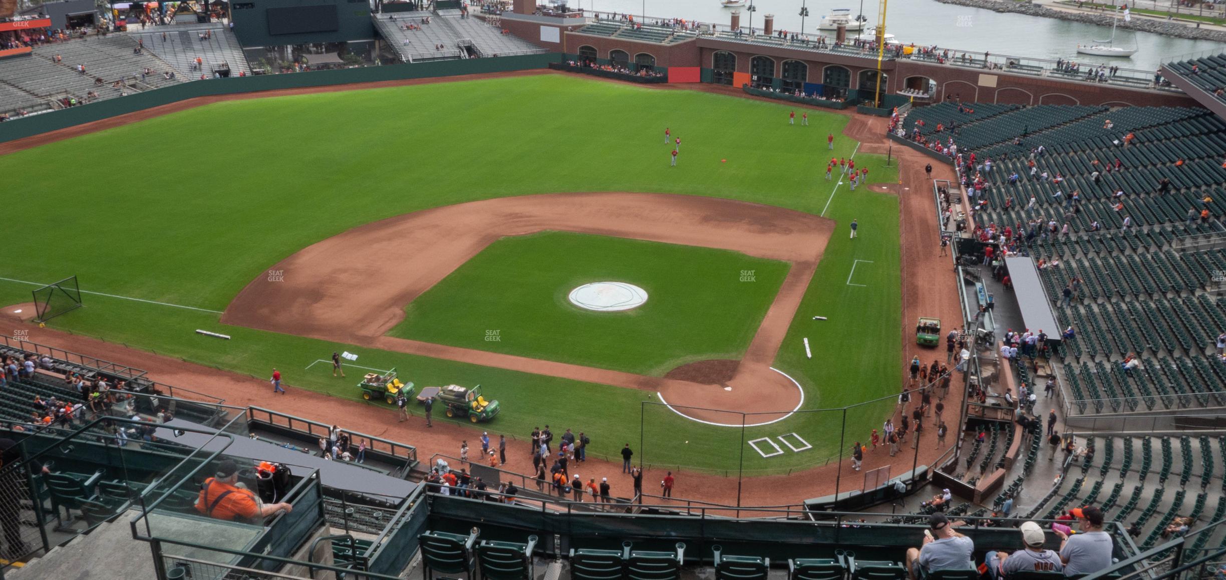 Seating view for Oracle Park Section View Box 319