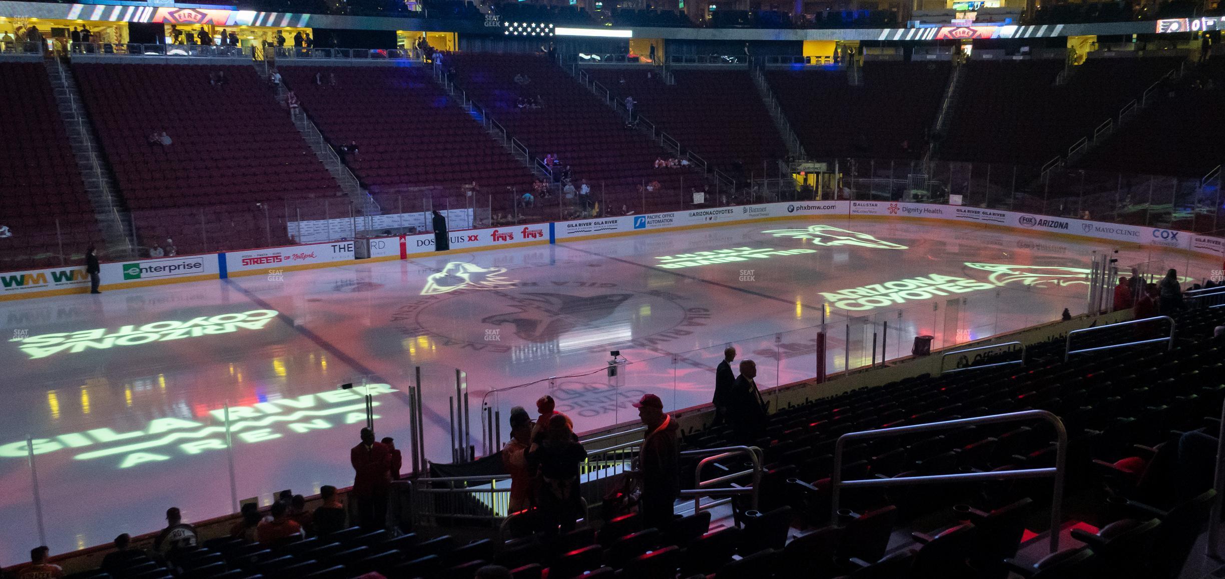 Seating view for Desert Diamond Arena Section 102