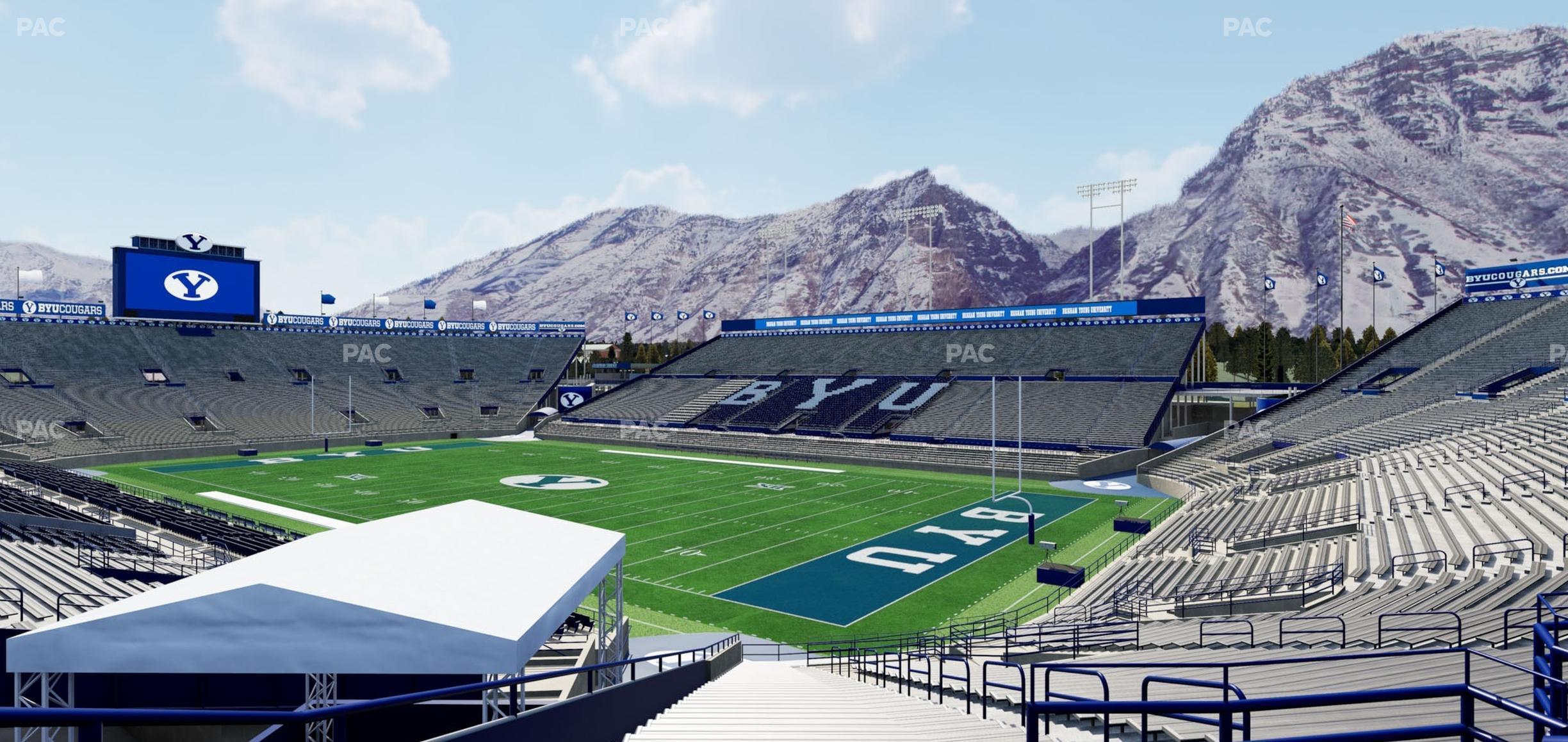 Seating view for LaVell Edwards Stadium Section 149