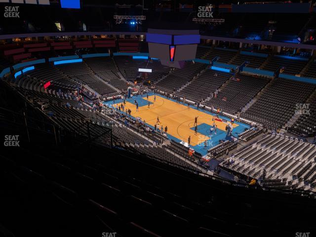 Seating view for Paycom Center Section 320