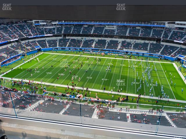 Seating view for SoFi Stadium Section 446