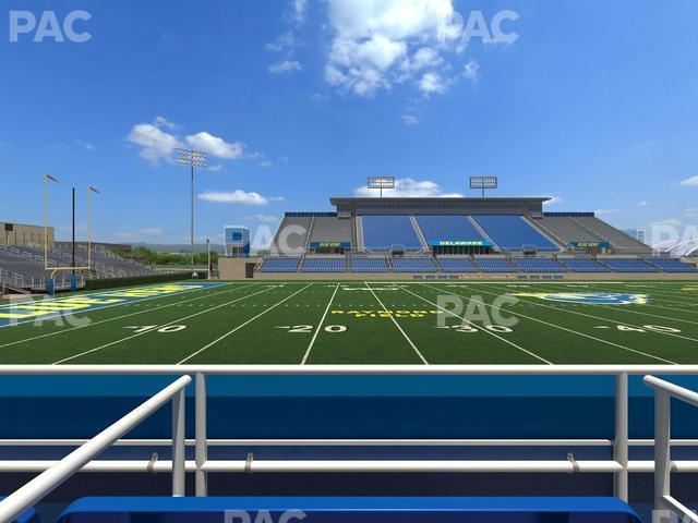 Seating view for Delaware Stadium Section East Box 87