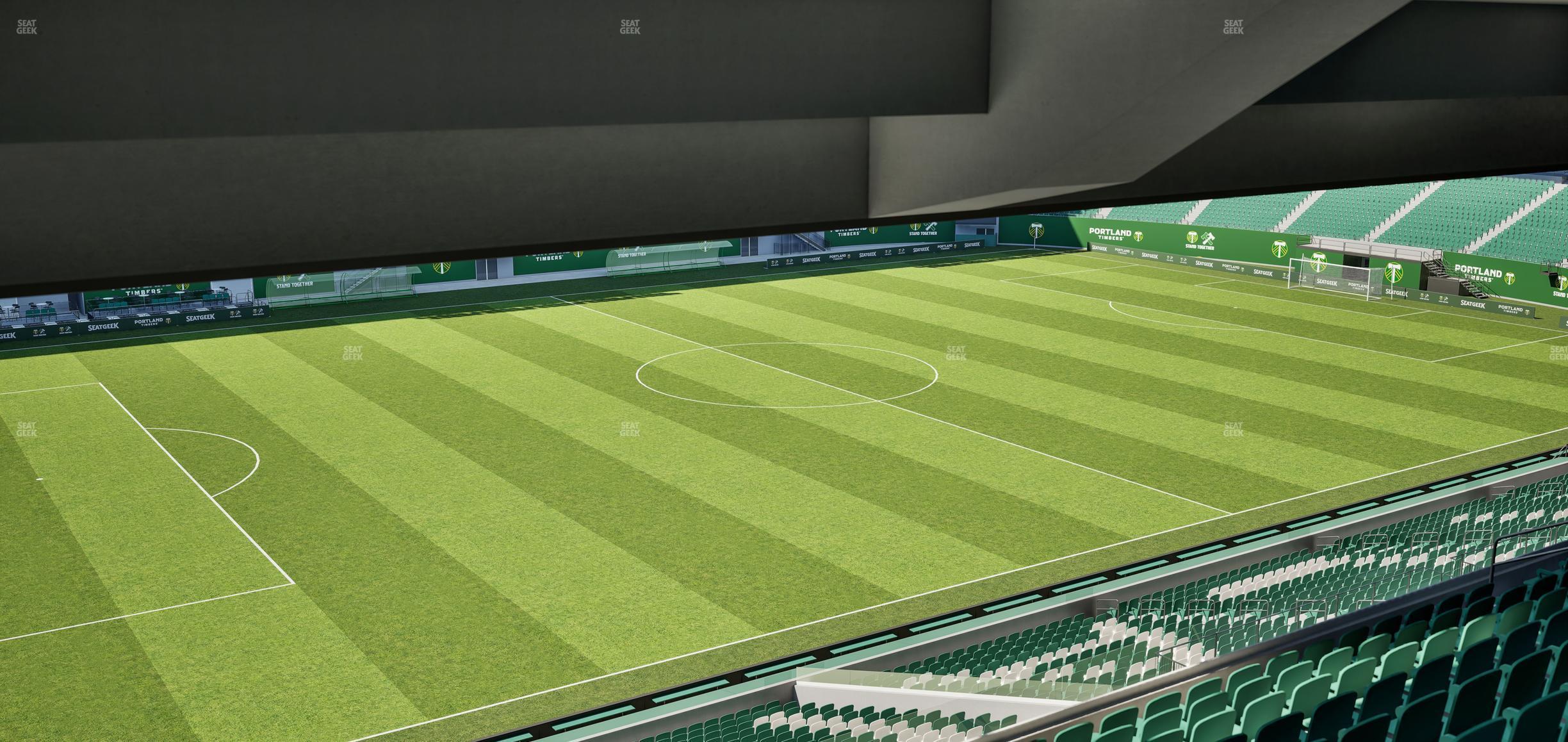 Seating view for Providence Park Section Tanner Ridge 1