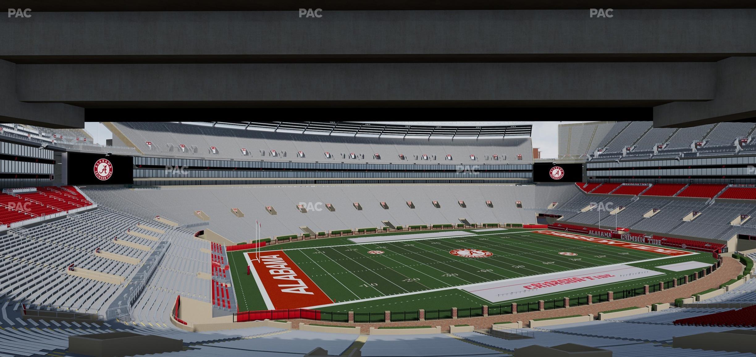 Seating view for Bryant Denny Stadium Section Loge Box 33