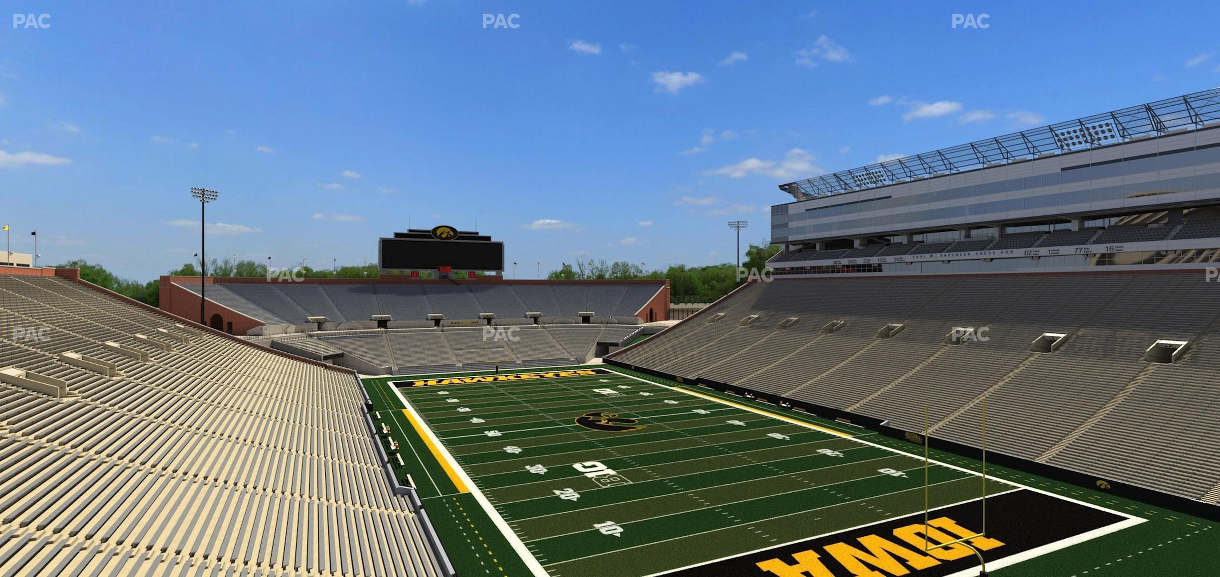 Seating view for Kinnick Stadium Section 339