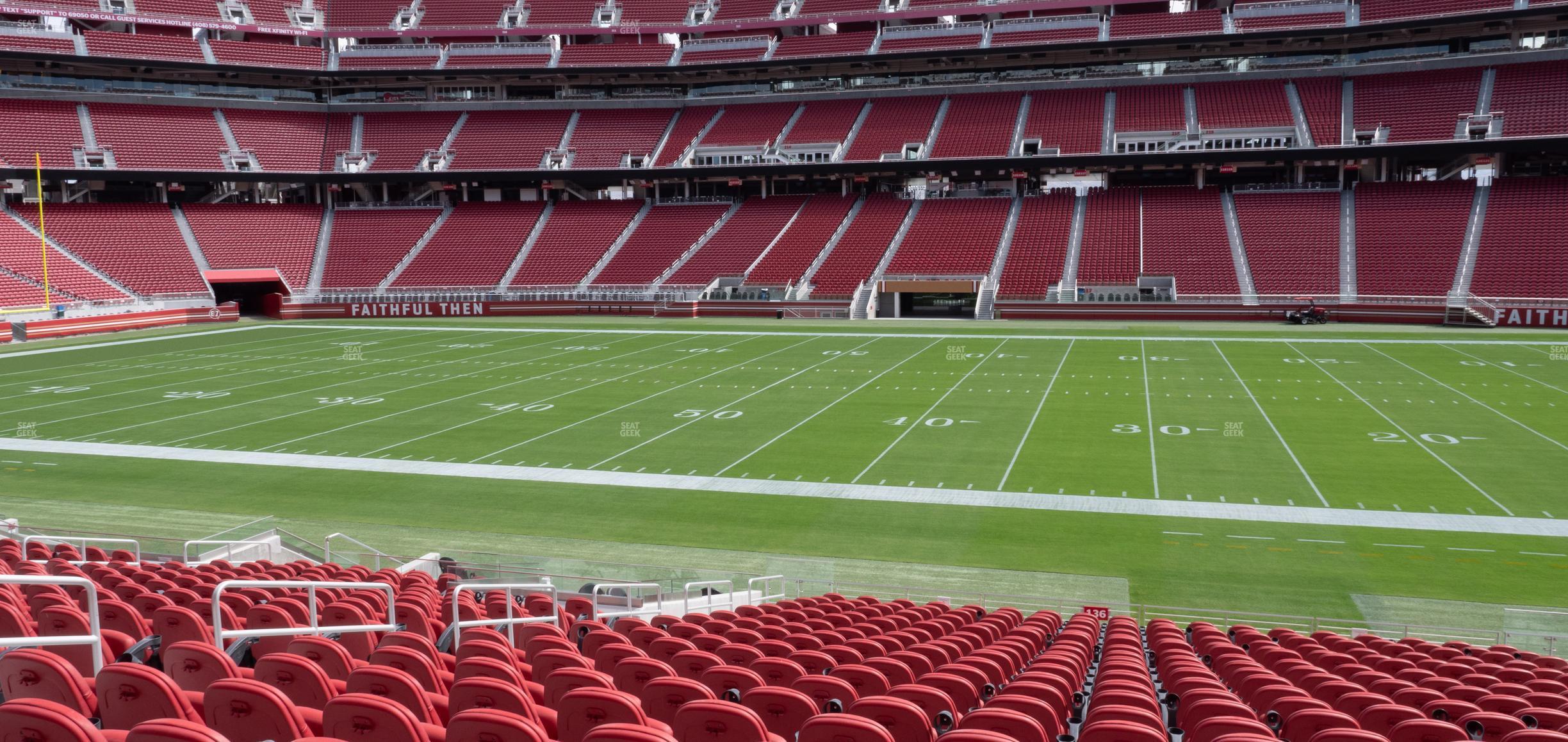 Seating view for Levi's Stadium Section C 136