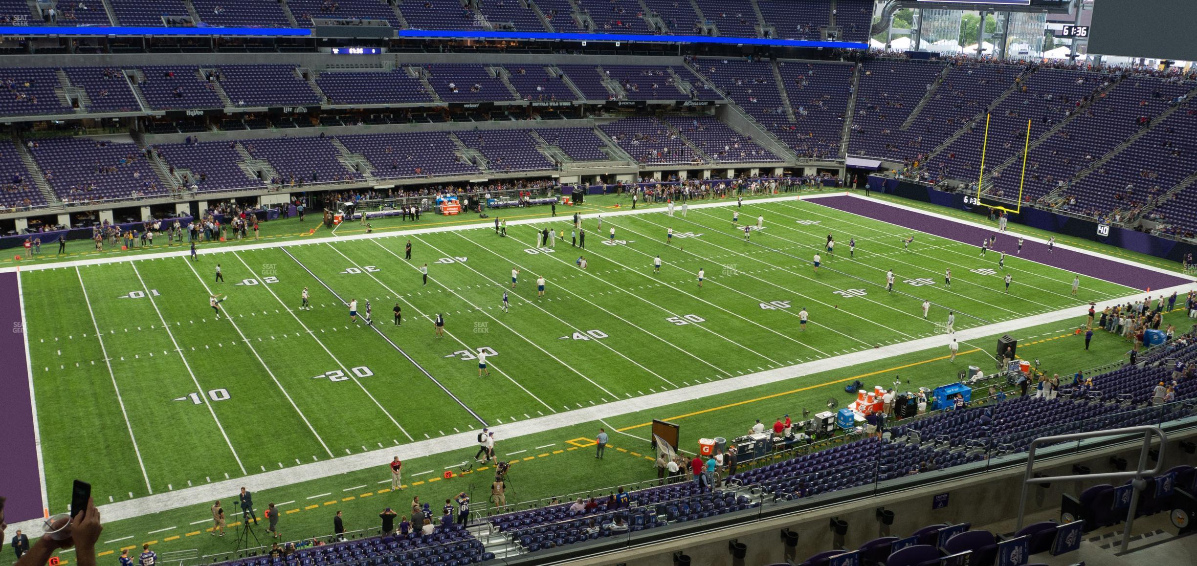 Seating view for U.S. Bank Stadium Section 215