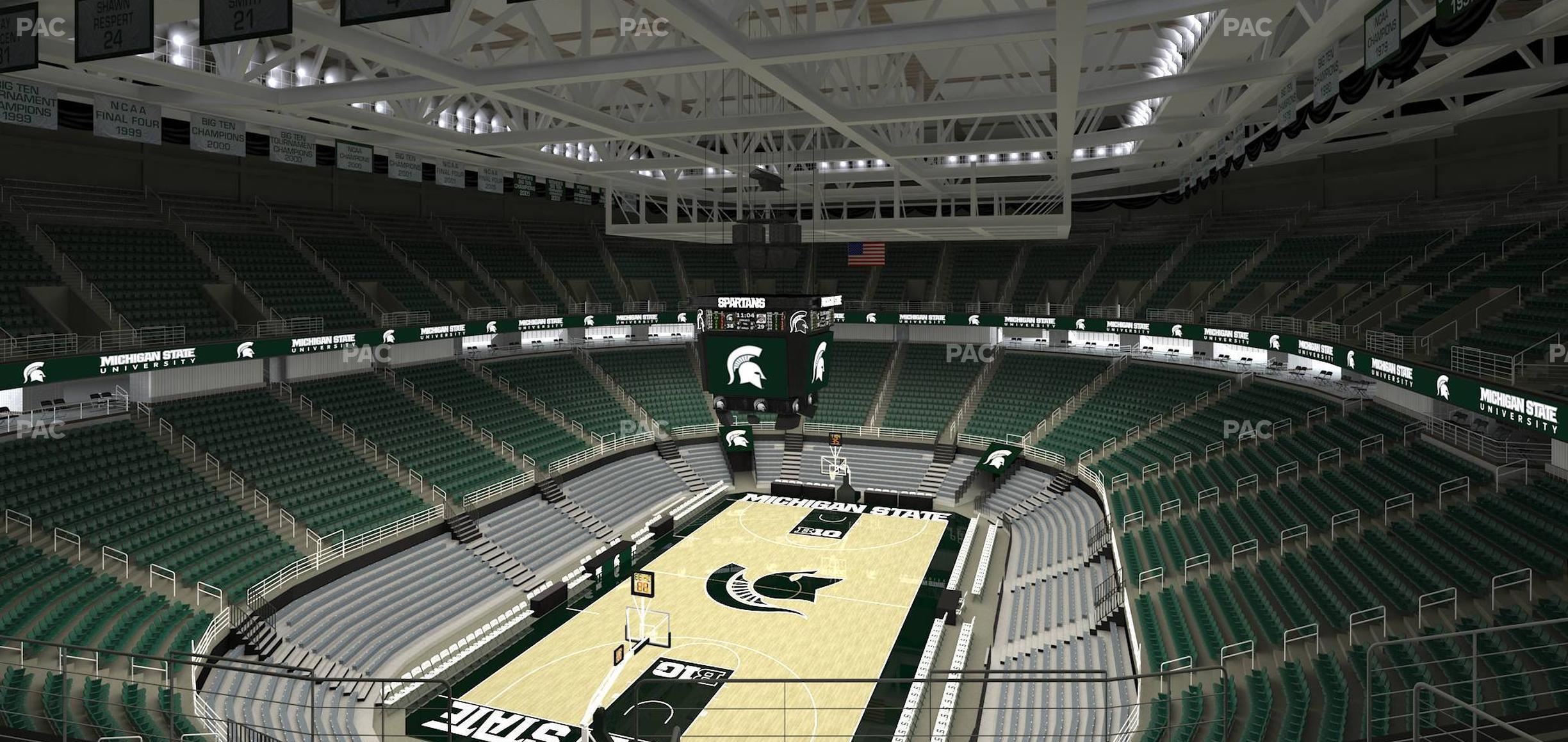 Seating view for Jack Breslin Student Events Center Section 234