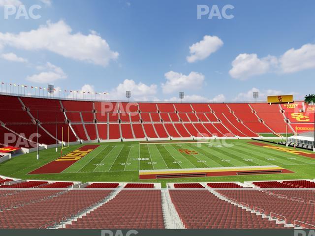 Seating view for Los Angeles Memorial Coliseum Section Founders Suite 209