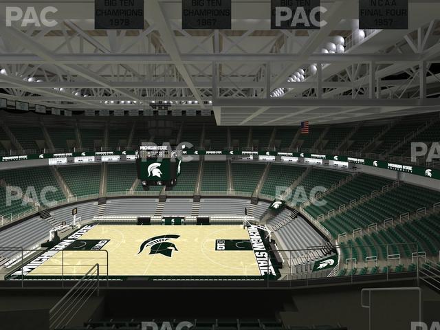 Seating view for Jack Breslin Student Events Center Section 226