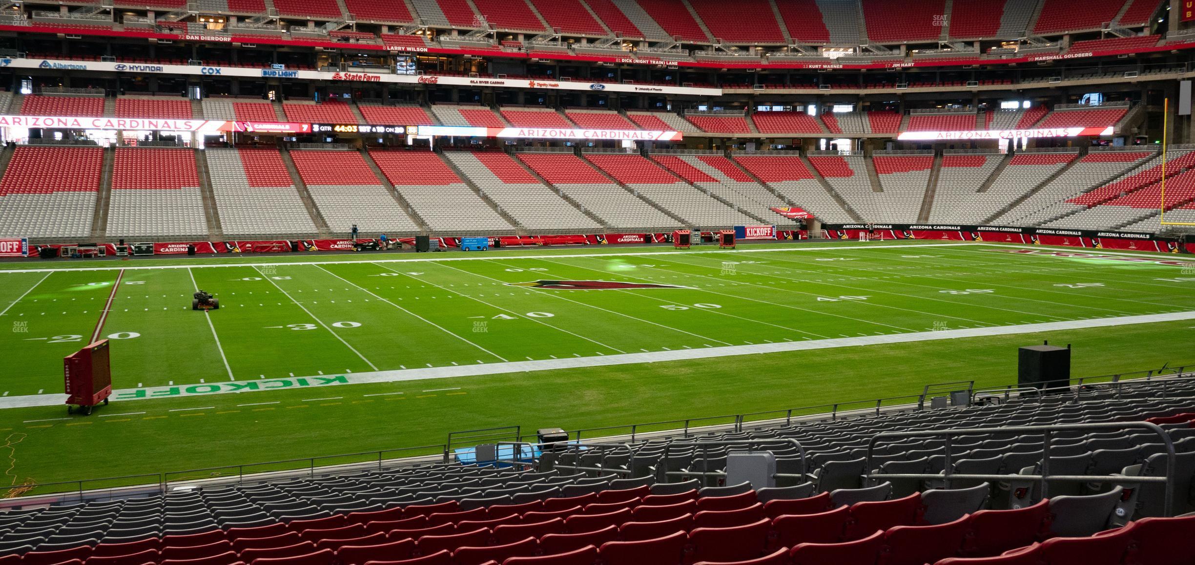 Seating view for State Farm Stadium Section 132