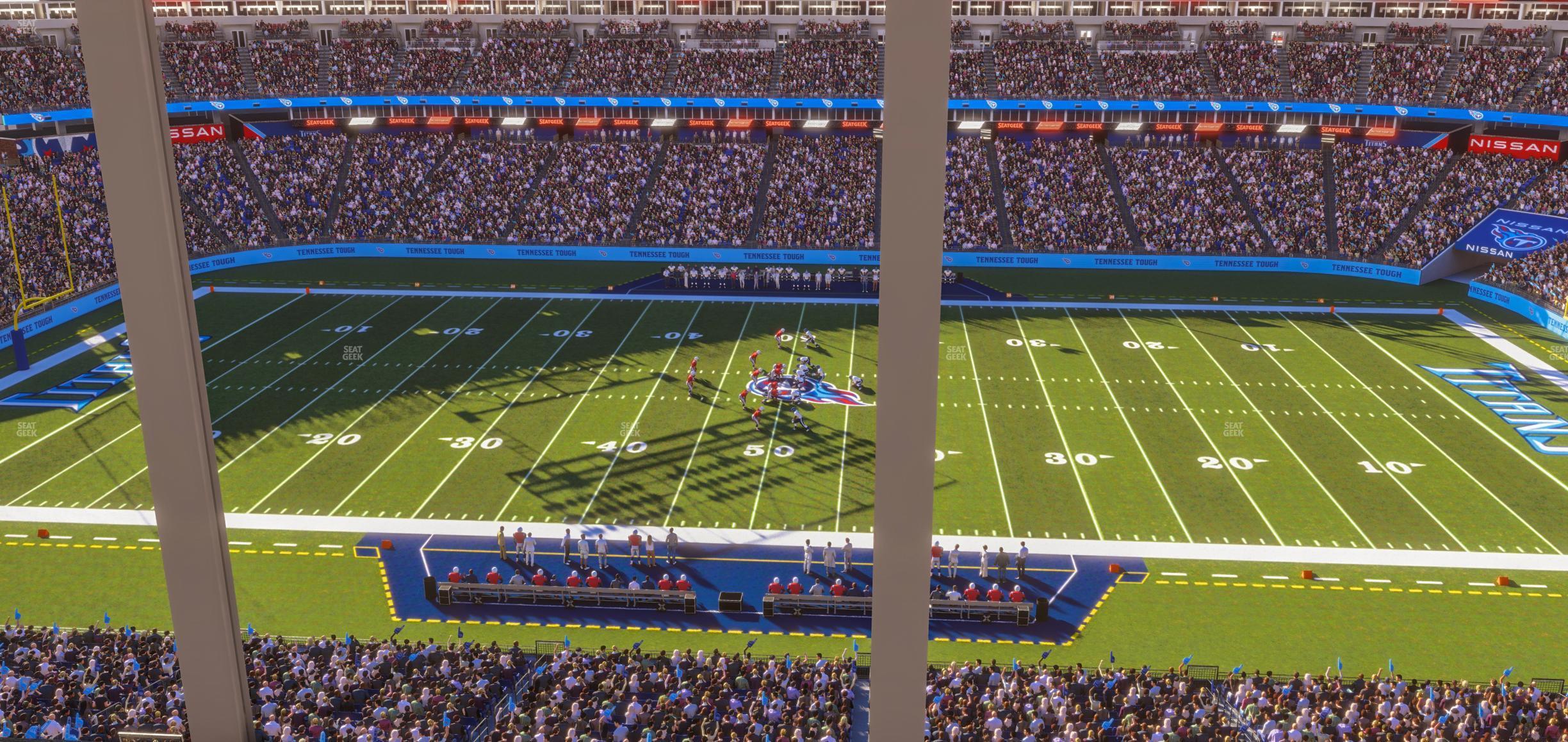 Seating view for Nissan Stadium Section Suite 619 E