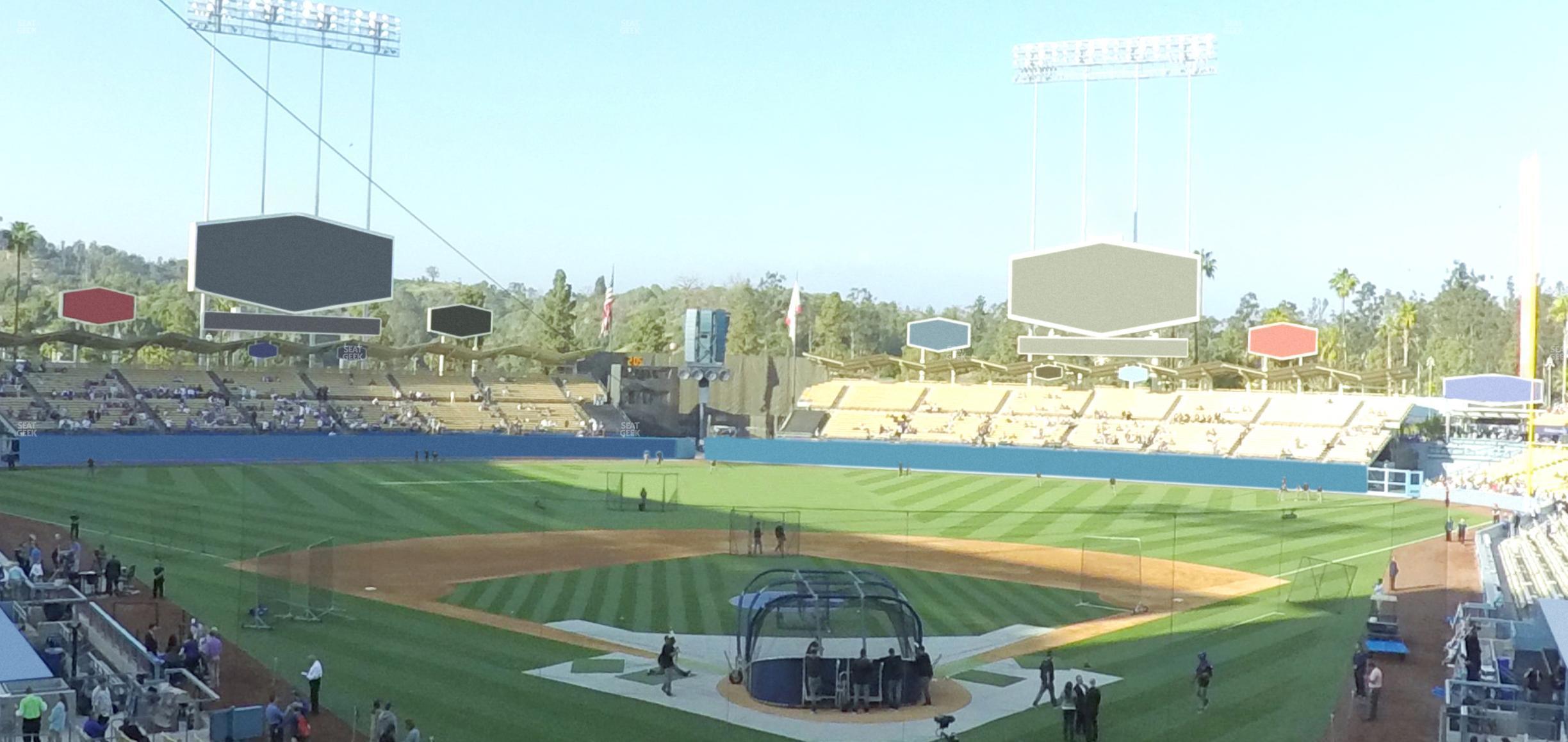 Seating view for Dodger Stadium Section 103 Lg