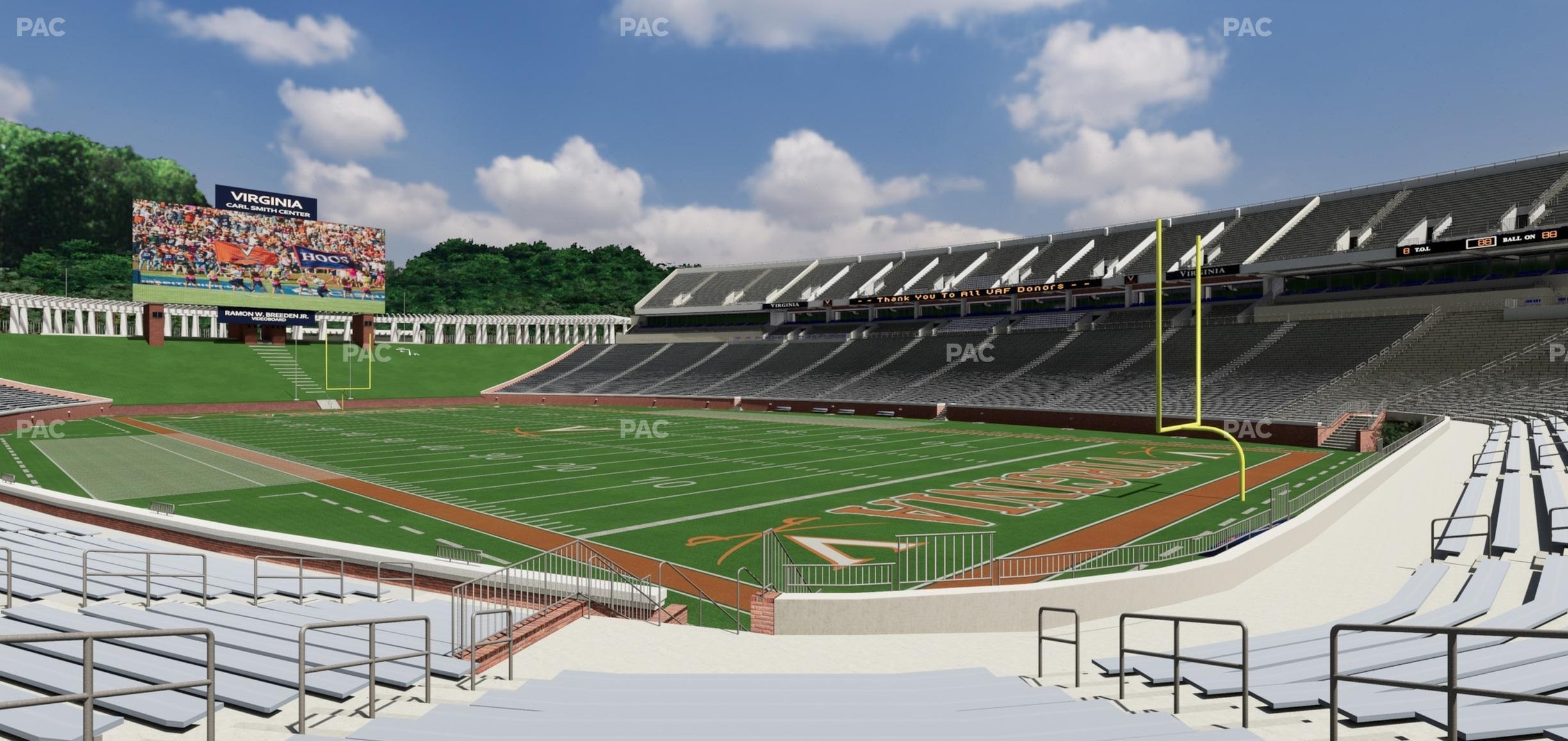 Seating view for Scott Stadium Section 119