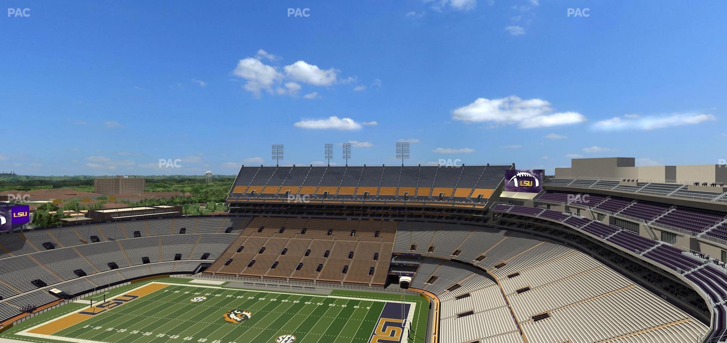 Seating view for Tiger Stadium Section 612