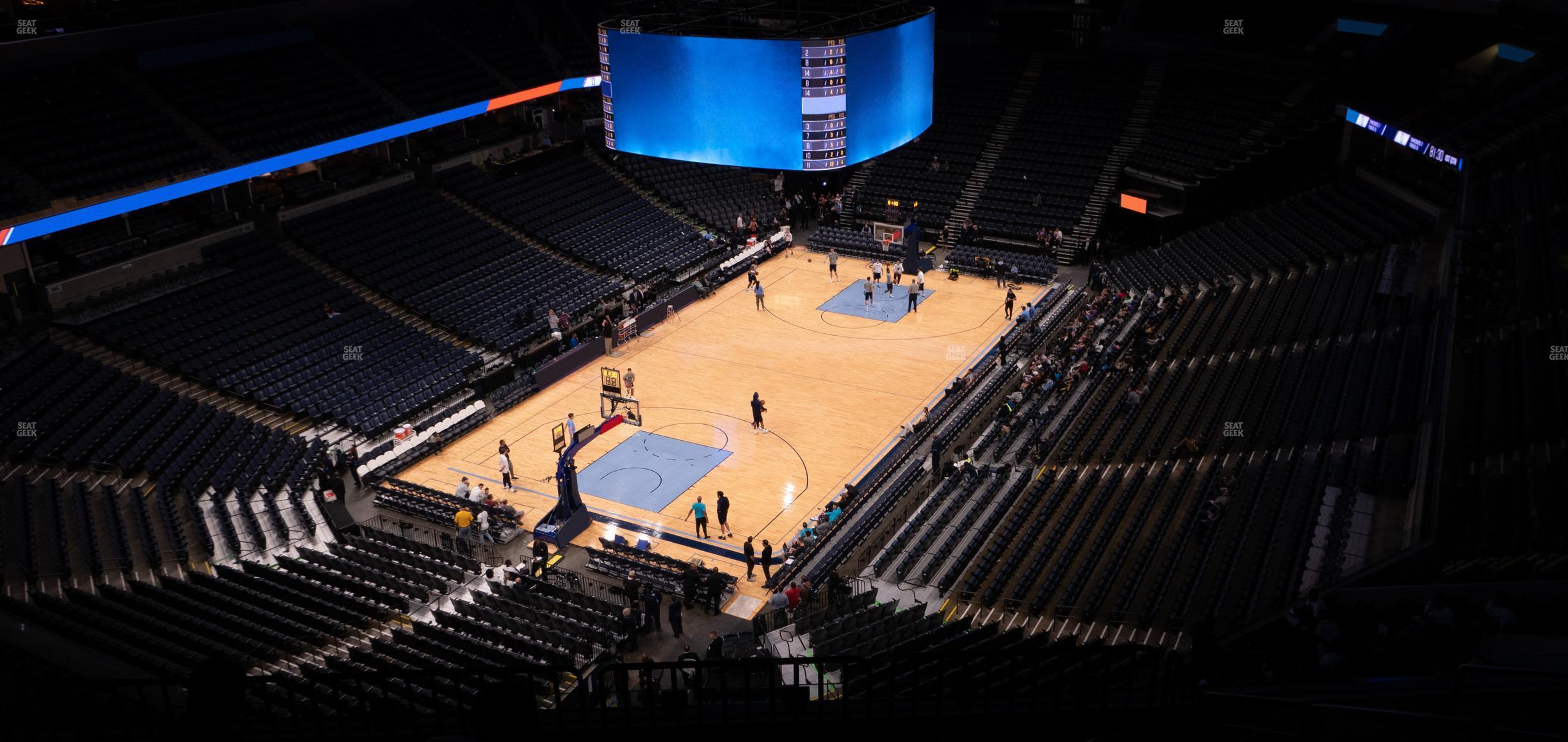 Seating view for FedExForum Section 219