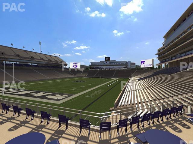 Seating view for Bill Snyder Family Stadium Section Wabash Landing