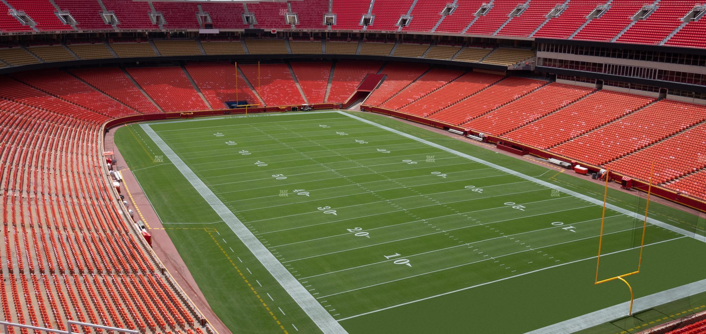 Seating view for GEHA Field at Arrowhead Stadium Section 339