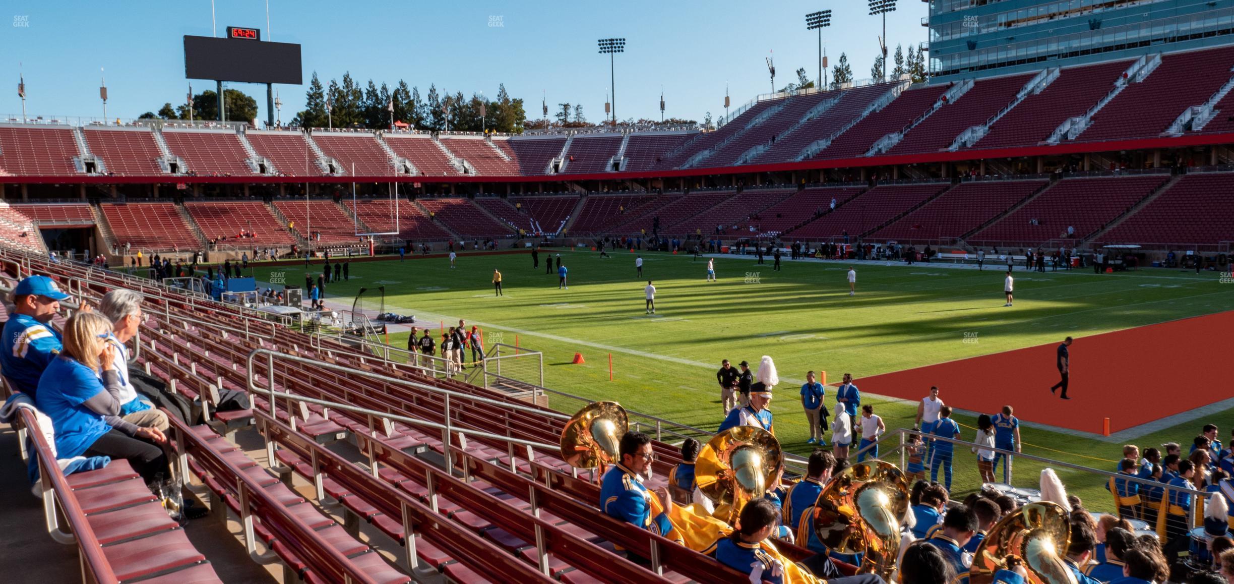 Seating view for Stanford Stadium Section 128