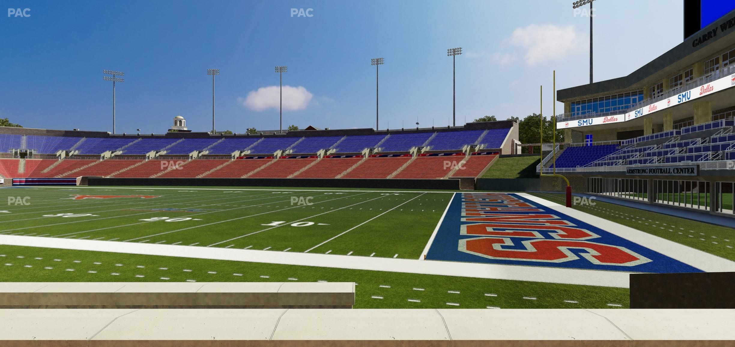 Seating view for Gerald Ford Stadium Section 100