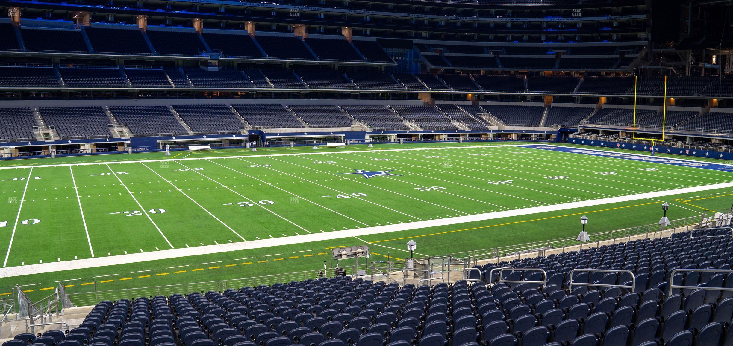 Seating view for AT&T Stadium Section Hall Of Fame Suite 206