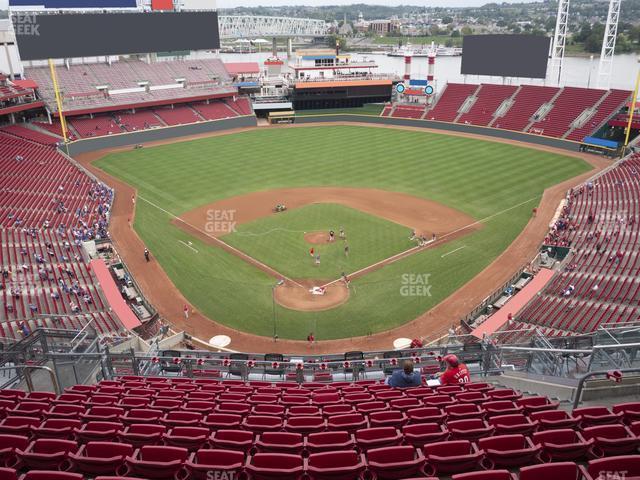 Seating view for Great American Ball Park Section 524