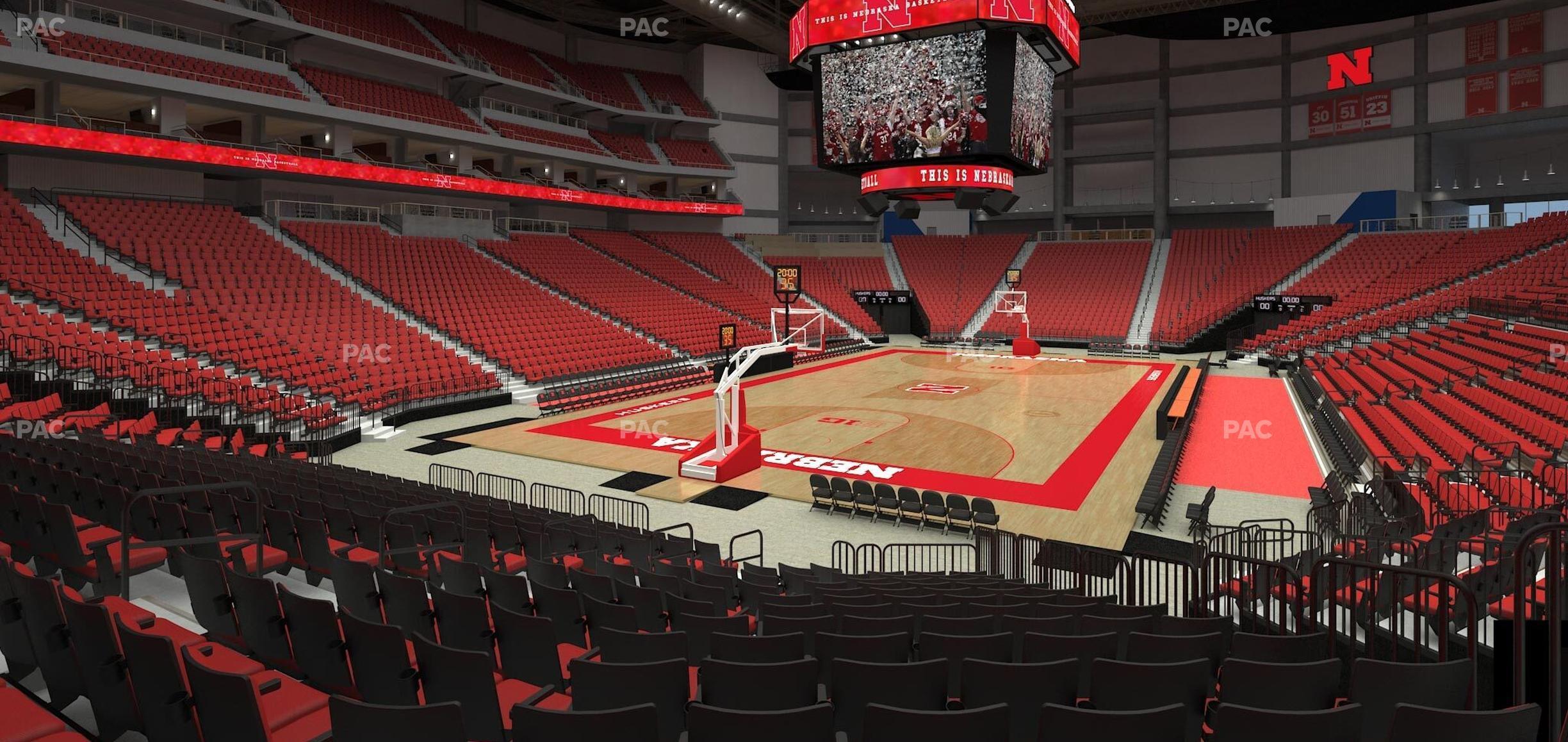 Seating view for Pinnacle Bank Arena Section 111