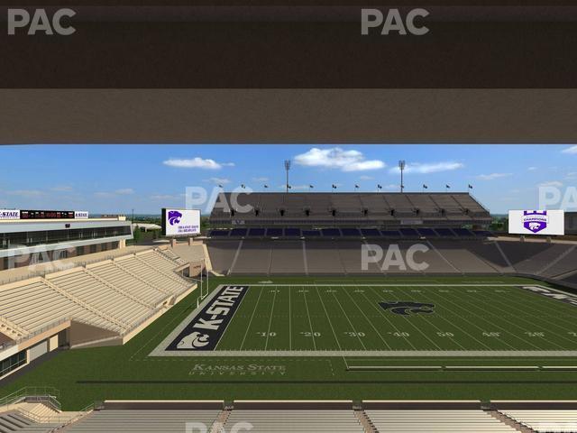 Seating view for Bill Snyder Family Stadium Section Loge 308