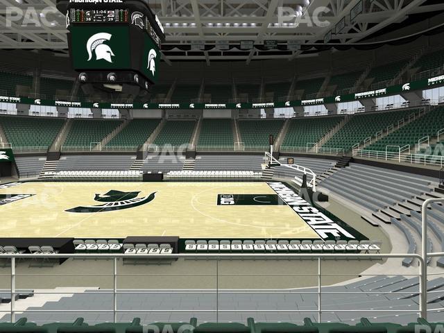 Seating view for Jack Breslin Student Events Center Section 108